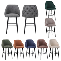 Tabouret de bar moderne de haute qualité avec pied en métal chaise haute réglable pour la maison bar à manger et hôtel tabourets de comptoir de bonne qualité