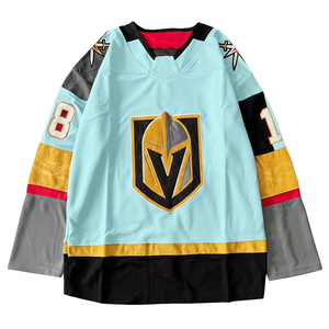 Maillot de hockey sur glace unisexe Anaheim Ducks, col en V, manches courtes, impression sublimée, respirant, polyester, coupe régulière pour adulte - Product Image 4