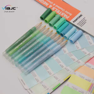 Набор из 24 акриловых маркеров morandi, пастельные цвета для покраски камней, керамики, стекла, дерева, холста, фарфора, металла - Product Image 3