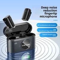 Neues Privat-geformtes Kabelloses Lavaliermikrofon SX101 mit 5,1 20Hz-20KHz Frequenzgang für Live-Streaming-Audio