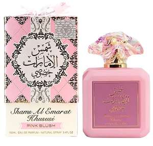 Shams Al Emarat Pink Blush Eau De Parfum Spray 3.4oz Perfume Floral para Mujer de Uso Diario - Product Image 1
