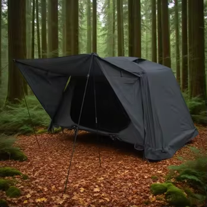 <span class=keywords><strong>Tente</strong></span> de <span class=keywords><strong>camping</strong></span> <span class=keywords><strong>surélevée</strong></span> à double couche, design surélevé au sol, imperméable, coupe-vent, pour une utilisation à la plage, confort et sécurité améliorés - Product Image 6