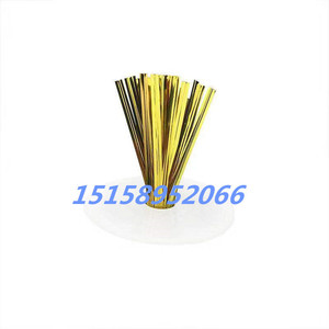 Alambre de Amarre Autonomy Gold Candy de 8cm y 4mm, Alambre PET para Empaque de Regalos de Boda, Hilo de Sellado - Product Image 2