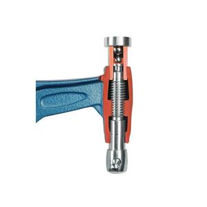 Abrazadera de tornillo URKO 4003-H Ancho de Sujeción 200 mm radio 120 mm mango plegable de metal 35x8mm - Product Image 2