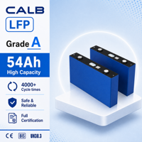 Cellule de batterie LiFePO4 CALB 3.2V 54Ah, 4000+ cycles, charge rapide 4C, faible coût de vie (LCOE), longue durée de vie, grade A