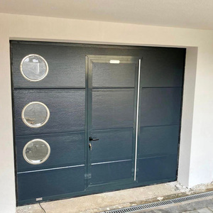 <span class=keywords><strong>Porte</strong></span> de garage <span class=keywords><strong>sectionnelle</strong></span> automatique <span class=keywords><strong>avec</strong></span> <span class=keywords><strong>porte</strong></span> piétonne intégrée pour usage résidentiel - Product Image 3