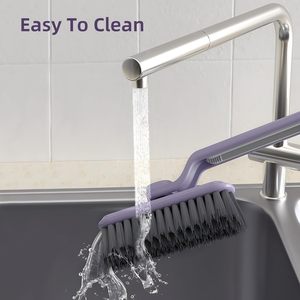 Brosse de nettoyage rotative à 360 degrés pour les fentes, brosse de toilette pour salle de bain, nettoyage des joints de carrelage de douche, des coins morts et des interstices - Product Image 2