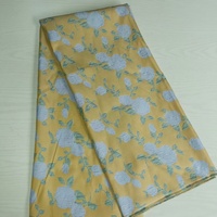 Tissu tissé à fleurs 100% polyester, lot de 10 m 184gsm, vente en gros