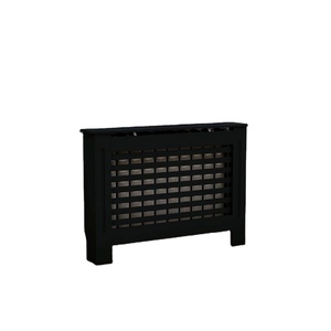 MDF riscaldamento supporto laterale supporto del radiatore coperchio del calore <span class=keywords><strong>mensola</strong></span>, ripiano di stoccaggio dell'armadio per soggiorno domestico-nero - Product Image 1