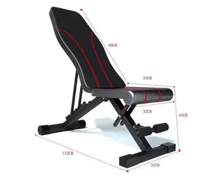 Banc de musculation RS Home <span class=keywords><strong>Gym</strong></span> pour exercices intérieurs, flexible, durable, réglable, en ABS, pour la musculation et l'haltérophilie - Product Image 2