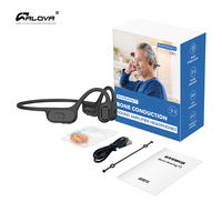 ALOVA alat bantu dengar OEM, Headset isi ulang, headphone konduksi tulang untuk pendengaran yang lebih baik