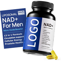 Complément alimentaire pour la santé de la prostate masculine NAD+ - Contient du resvératrol, du CoQ10, de la L-citrulline et du lycopène