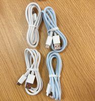 Câble de charge rapide USB Type-C de haute qualité 1M/2M 60W pour téléphones, montres intelligentes, appareils photo, conducteur en cuivre pur, design écologique