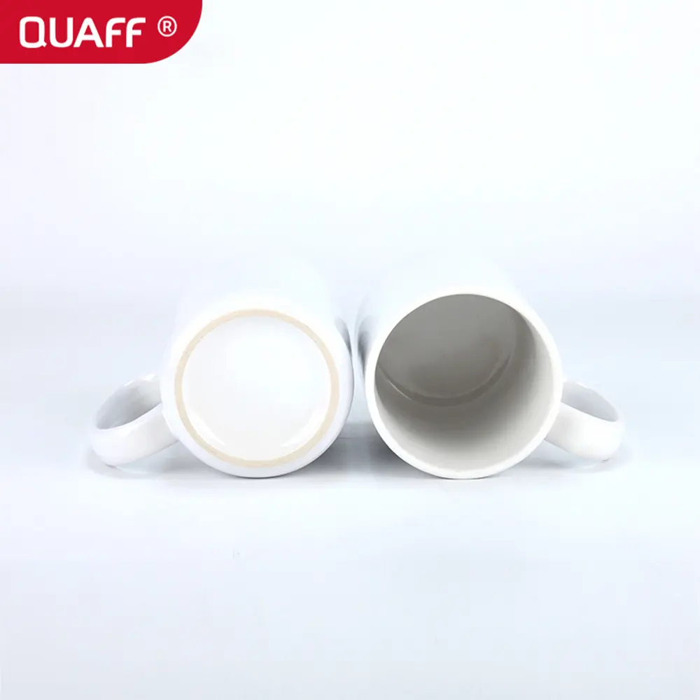 QUAFF Wholesale 15 oz sublimation mugs sublimation beer mug ceramic coffee cup custom logo DIY