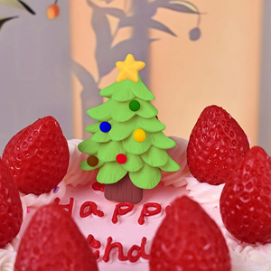 Nouvelles idées : Moule à <span class=keywords><strong>gâteau</strong></span> en silicone en forme de carte, motif étoile de dessin animé, cloche et sapin de Noël, résistant à la chaleur pour four - Modèle sapin de Noël - Product Image 1