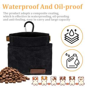 Free sample Clip on Portable <b>Dog</b> Treat Bag <b>Food</b> Grade <b>Dog</b> Training Snack <b>Container</b> BPA Free Silicone <b>Dog</b> Treat Pouch - Product Image 3