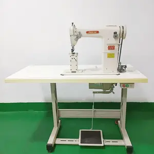Machine à coudre automatique en cuir à aiguille simple/double machine à coudre industrielle à entraînement direct