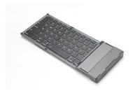 Clavier sans fil pliable universel rechargeable avec pavé tactile, mini clavier pour tablette, en stock