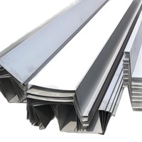 Vente en gros de gouttières et systèmes de drainage de toiture en acier inoxydable 304 usinés CNC, canaux en U, pliage de profilés Tianjin