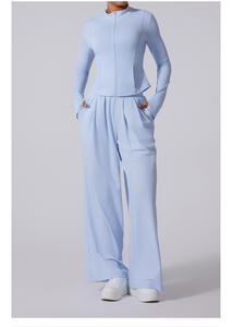 RUIQUWIN-Chaqueta de Manga Larga Personalizada para Mujer, Chaqueta Deportiva de Entrenamiento con Cremallera, Ajustada, para Yoga - Product Image 3