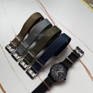 Nouveau <span class=keywords><strong>bracelet</strong></span> de <span class=keywords><strong>montre</strong></span> sport en <span class=keywords><strong>tissu</strong></span> tressé de haute qualité, <span class=keywords><strong>bracelet</strong></span> en nylon N-A-T-O monobloc, 20 mm 22 mm, <span class=keywords><strong>bracelet</strong></span> de <span class=keywords><strong>montre</strong></span> en nylon tressé pour homme - Product Image 4