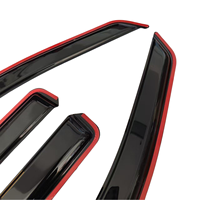 Visera Deflectora de Viento Lateral para Camioneta Pickup Accesorios Exteriores para Auto Deportivo Visera de Ventanilla en Canal para Tacoma 2024-2025
