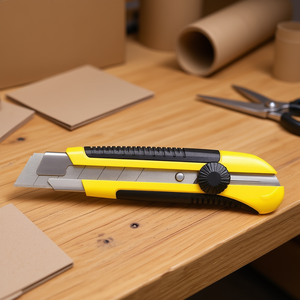 Cutter avec lame de 25 mm, couteau utilitaire pour travaux de découpe et de bricolage - Product Image 3