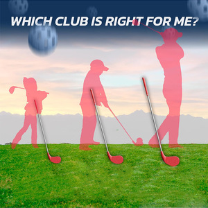 Nouvelles Clubs de golf en acier inoxydable transfrontaliers, type wedge, 89 cm, pour le chipping d'entraînement, à tête large, pour adultes et enfants - Product Image 2