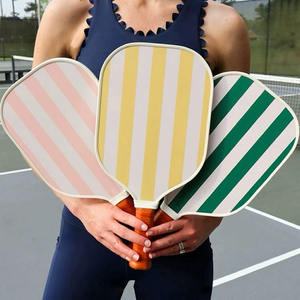 Chifory personnalisé de haute qualité entraînement sport Pickleball pagaie couleur imprimé pressé à froid en Fiber de carbone 16mm PP nid d'abeille - Product Image 1