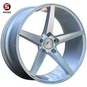 Best selling 16 inch Aluminum wholesale Silver and Black machine face passenger 4*100/5*114.3 car alloy wheels rims