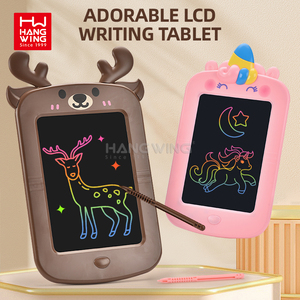 Hw 8,5-Zoll-LCD-Tier-Farb-Mehrthemen-Bildschirm Zeichentafel Schreibbrett für Kinder zum Lernen Malen und Graffiti-Spielzeug - Product Image 2