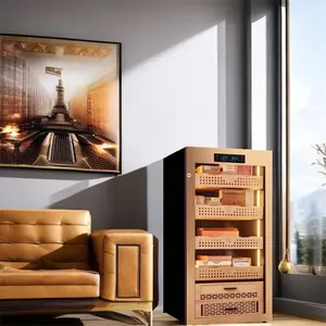 Yohtron 1200 Pcs Smart Temperature Control System Electric Cigar Humidor Cabinet