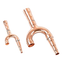 Tuyau de raccordement en cuivre EKE de qualité supérieure pour système de climatisation, raccord manuel pour climatisation, tube de branche pour usage commercial 5