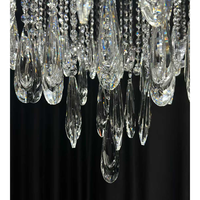 Lustre nordique en cristal LED pour salle à manger, luminaire de luxe moderne, lustre en cristal pour plafond