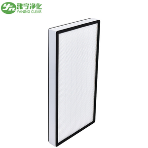 Mini panel plisado HEPA filtro ULPA filtro grado <span class=keywords><strong>H14</strong></span> para salas limpias - Product Image 1
