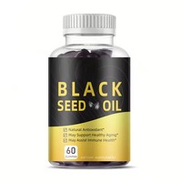 Gummies Meelefu à l'huile de graines noires et au miel, certifiées Halal, Gummies aux graines noires et à l'Ashwagandha, Stimulant immunitaire et Complément bien-être