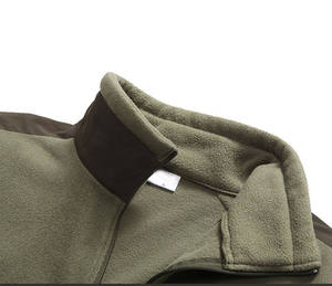 Inverno caldo abbigliamento sportivo <span class=keywords><strong>uomo</strong></span> giacche in pile tinta unita - Product Image 3