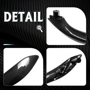 AURON for BMW 3 Series 4 Series F30 F31 Interior <b>Door</b> <b>Handle</b> Kit Accessories <b>Replacement</b> Carbon Fiber - Product Image 5