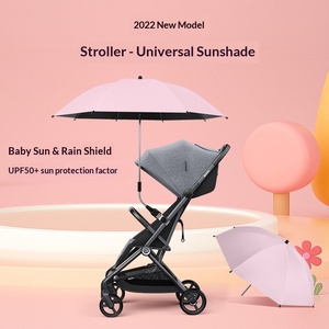 <span class=keywords><strong>Sombrilla</strong></span> para Cochecito de Bebé, 8 Varillas, <span class=keywords><strong>Universal</strong></span>, para Triciclos, Carritos de Empuje, Protección Solar y contra la Lluvia, para Uso en Exteriores - Product Image 1