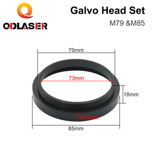 F-theta ống kính nam chủ đề đảo ngược <span class=keywords><strong>Adapter</strong></span> Vòng Chiều cao 18mm 34mm cho chủ đề M85 M79 CO2 laser & sợi Laser đánh dấu máy - Product Image 4