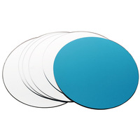 Centre de Table rond en acrylique de 12 pouces, miroir pour centre de Table, décoration de mariage, planificateur d'événements