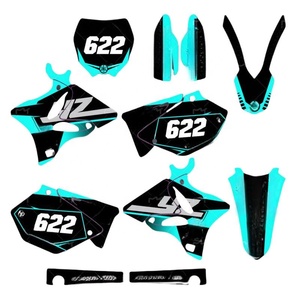 Großhandel <span class=keywords><strong>TZ131</strong></span> Ersatzteile Motorrad-Aufkleber Design Laserfolie Reflektierende Aufkleber Motorradhelme für YAMAHA YZ125 250 - Product Image 2