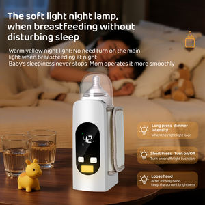 Chauffe-biberon portable sans fil <span class=keywords><strong>pour</strong></span> bébé Essentials Rechargeable USB chauffé <span class=keywords><strong>pour</strong></span> les voyages en plein air et l'alimentation du bébé - Product Image 4