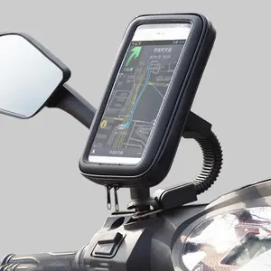Xe đạp động cơ điện thoại chủ điện thoại không thấm nước Túi Túi trường hợp xe máy xe đạp tay lái điện thoại di động GPS đứng cho iPhone Samsung