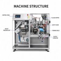 Machine entièrement automatique motorisée à haute capacité pour la fabrication de momos, de raviolis et de pâtisseries, pour la production de snacks, directement de l'usine