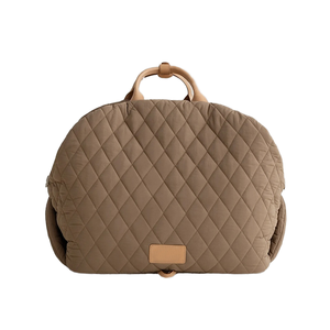 Portador de mascotas portátil de moda para exteriores, alfombrilla de asiento de coche de poliéster antisuciedad con cremallera sólida para gatos y perros - Product Image 1