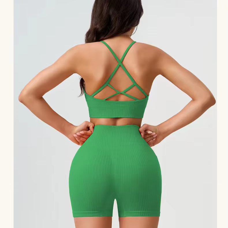 Running Yoga Vest Elastic Quick-drying Sweat-absorbent No Chest Pad Fitness Top Yoga Clothes