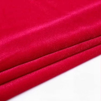 Tissu en velours coréen micro-tissé 100 % poly velboa super doux de haute qualité pour robe Abaya, vente en gros