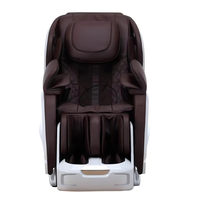 Fauteuil de massage électrique haut de gamme Zhouqi, mécanisme 3D, zéro gravité, avec audio Bluetooth Hi-Fi pour soulager le stress