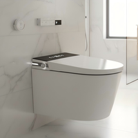 Toilette intelligente automatique haut de gamme, silencieuse, multifonction, bidet électronique, fixation murale, pour la rénovation de maisons haut de gamme